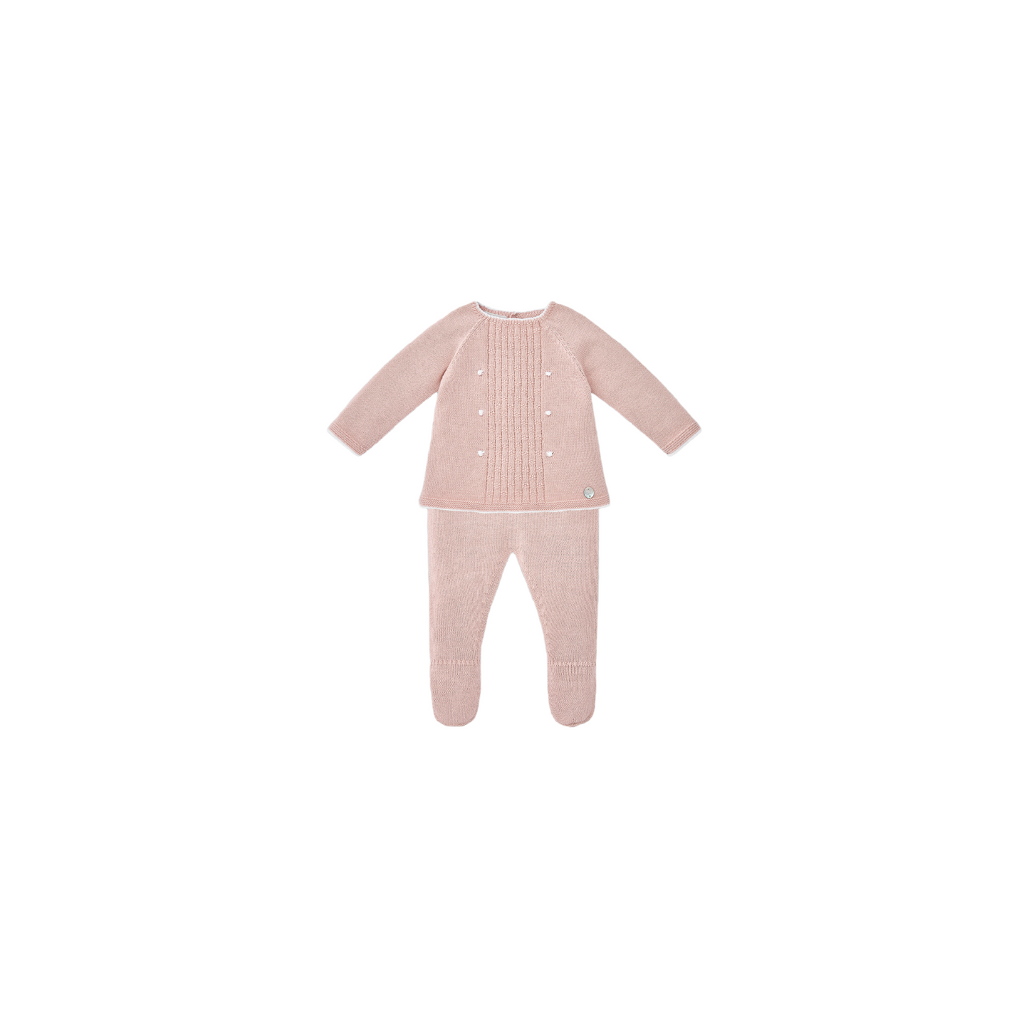 Baby Pink Knitted Set